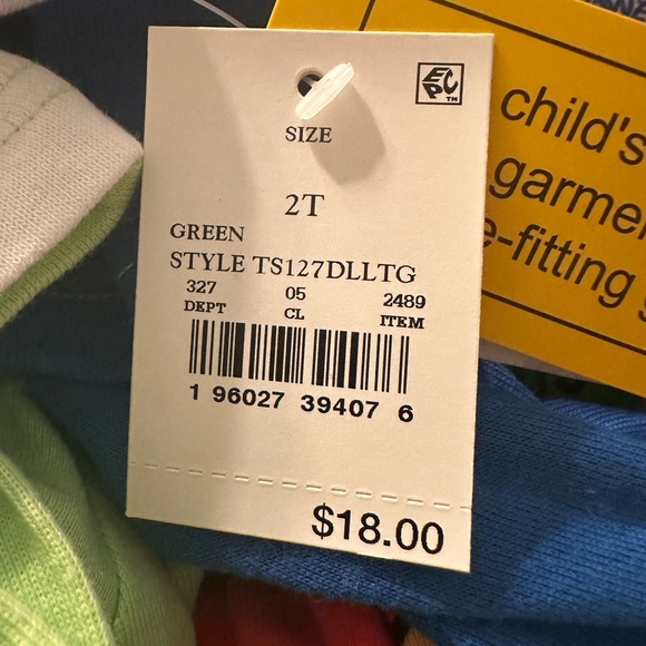 NWT Toy Story Kids Character Pajama Set - Blue and Green - Picture 3 of 4